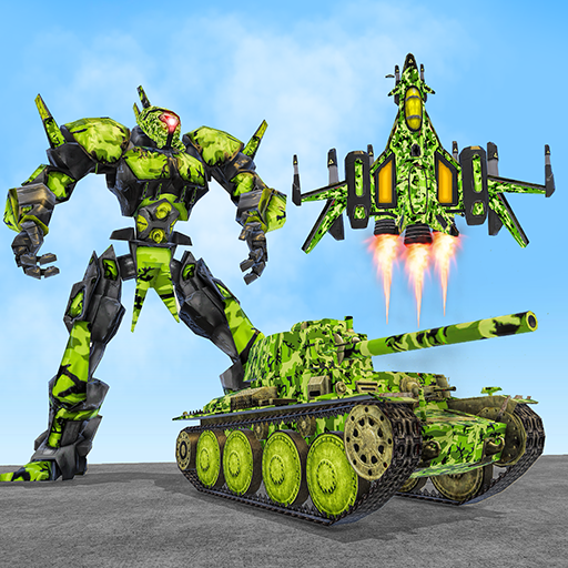 US Army Robot Transformation Jet Robo Car Tank War картинка